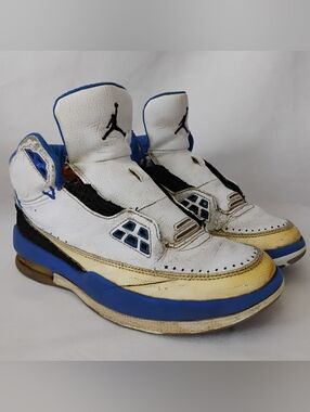 (Basically Unwearable Condition) Jordan 2.5 Men's 7 Vintage Trashed Sneakers